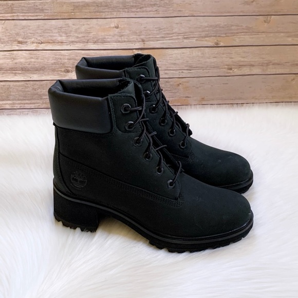 Timberland Kinsley Black 6 Inch Waterproof Boots - Picture 1 of 7
